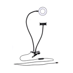 Блогерство і стрімінг - Кільцева лампа Create It! Набір з прищіпкою та тримачем телефону (32006) Блогерство і стрімінг - Кільцева лампа Create It! Набір з прищіпкою та тримачем телефону (32006)