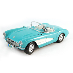 Автомоделі - Автомодель Maisto Chevrolet Corvette 1957 блакитна (31275 lt. blue) (31275 it.blue) Автомоделі - Автомодель Maisto Chevrolet Corvette 1957 блакитна (31275 lt. blue) (31275 it.blue)