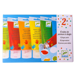 Канцтовари - Набір пальчикових фарб DJECO 6 шт (DJ08860) Канцтовари - Набір пальчикових фарб DJECO 6 шт (DJ08860)