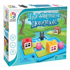 Настільні ігри - Настільна гра Smart Games Троє маленьких поросят (SG 023 UKR) Настільні ігри - Настільна гра Smart Games Троє маленьких поросят (SG 023 UKR)