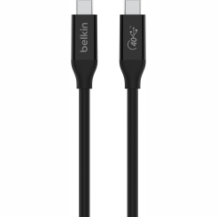 Павербанки - Кабель Belkin USB-C > USB-C заряджання/синхронізації Type-C USB4 40Гбс чорний (INZ001BT0.8MBK) Павербанки - Кабель Belkin USB-C > USB-C заряджання/синхронізації Type-C USB4 40Гбс чорний (INZ001BT0.8MBK)