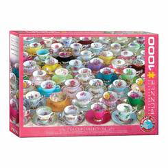 Пазли - Пазл Eurographics Колекція чайних чашок 1000 елементів (6000-5314) Пазли - Пазл Eurographics Колекція чайних чашок 1000 елементів (6000-5314)