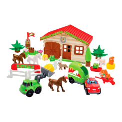 Конструктори з унікальними деталями - Конструктор Ecoiffier Abrick Фермерське господарство з аксесуарами (003036) Конструктори з унікальними деталями - Конструктор Ecoiffier Abrick Фермерське господарство з аксесуарами (003036)