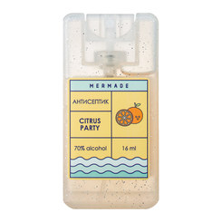 Антисептики і маски - Антисептик-спрей для рук Mermade Citrus Party 16 мл (MRA0007S) Антисептики і маски - Антисептик-спрей для рук Mermade Citrus Party 16 мл (MRA0007S)