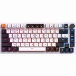 Клавіатура і миші - Клавіатура GamePro з Hot-Swap та Gasket Mount Red switch RGB White (MK160W) Клавіатура і миші - Клавіатура GamePro з Hot-Swap та Gasket Mount Red switch RGB White (MK160W)