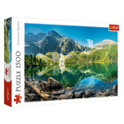 Пазли - Пазл Trefl Озеро Морське Око Татри Польща 1500 елементів (26167) Пазли - Пазл Trefl Озеро Морське Око Татри Польща 1500 елементів (26167)