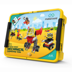 Блокові конструктори - Конструктор Makerzoid Big Building Blocks Mechanical Engineering Team 100 елементів (MKZ-OBK-MET) Блокові конструктори - Конструктор Makerzoid Big Building Blocks Mechanical Engineering Team 100 елементів (MKZ-OBK-MET)