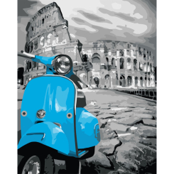 Товари для малювання - Картина за номерами Santi Римські канікули 40 х 50 см (954488) Товари для малювання - Картина за номерами Santi Римські канікули 40 х 50 см (954488)