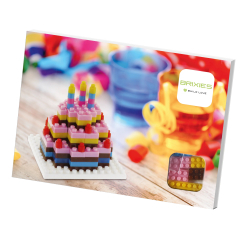 Конструктори з унікальними деталями - Конструктор BRIXIES Листівка Святковий торт 98 деталей (220.012) Конструктори з унікальними деталями - Конструктор BRIXIES Листівка Святковий торт 98 деталей (220.012)