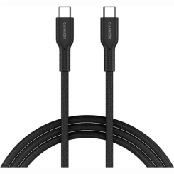 Павербанки - Кабель Canyon OnWire 60CL C-C 60W COLOR Braided 1 м Black (CND-CCAP60AB10B) Павербанки - Кабель Canyon OnWire 60CL C-C 60W COLOR Braided 1 м Black (CND-CCAP60AB10B)