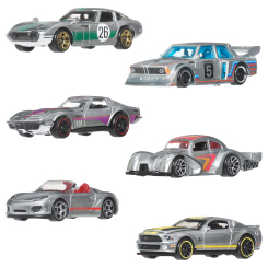Автомоделі - Набір автомоделей Hot Wheels Silver series ZAMAC (JLB26) Автомоделі - Набір автомоделей Hot Wheels Silver series ZAMAC (JLB26)