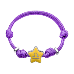 Ювелірні прикраси - Браслет на шнурку UmaUmi Zodiac Терези з талісманом (2210000006645) Ювелірні прикраси - Браслет на шнурку UmaUmi Zodiac Терези з талісманом (2210000006645)