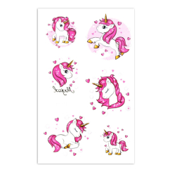 Косметика - Набір тату для тіла Tattooshka Рожевий єдиноріг (EC-649) Косметика - Набір тату для тіла Tattooshka Рожевий єдиноріг (EC-649)