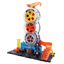 Автотреки - Ігровий набір Hot Wheels City Карколомні трюки в шиномонтажі (HDP02) Автотреки - Ігровий набір Hot Wheels City Карколомні трюки в шиномонтажі (HDP02)