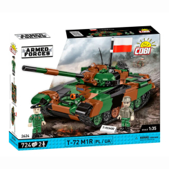 Конструктори з унікальними деталями - Конструктор Cobi Танк Т-72 M1R 724 деталі (COBI-2624) Конструктори з унікальними деталями - Конструктор Cobi Танк Т-72 M1R 724 деталі (COBI-2624)