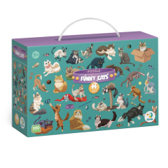 Пазли - Пазл DoDo Кумедні коти 100 елементів (300626) Пазли - Пазл DoDo Кумедні коти 100 елементів (300626)