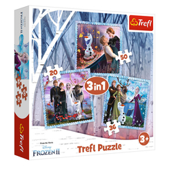 Пазли - Пазли Trefl Крижане серце 2 3 в 1 (34853) Пазли - Пазли Trefl Крижане серце 2 3 в 1 (34853)