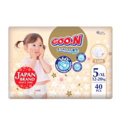 Підгузки - Підгузки Goo.N Premium soft XL (12-20 кг) 40 штук (F1010101-150) Підгузки - Підгузки Goo.N Premium soft XL (12-20 кг) 40 штук (F1010101-150)