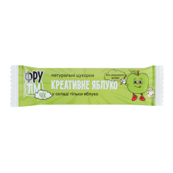 Солодощі - Цукерки натуральні ФруТім Яблучні 10 г (4820200260419) Солодощі - Цукерки натуральні ФруТім Яблучні 10 г (4820200260419)