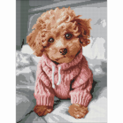 Мозаїка - Алмазна мозаїка Ідейка Чарівний мальтіпу 30 х 40 см (AMO8138) Мозаїка - Алмазна мозаїка Ідейка Чарівний мальтіпу 30 х 40 см (AMO8138)