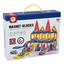 Магнітні конструктори - Магнітний конструктор Dezhi Гараж з машинками 68 деталей (HD119A) Магнітні конструктори - Магнітний конструктор Dezhi Гараж з машинками 68 деталей (HD119A)