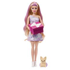 Ляльки - Лялька Barbie Party unboxed у лілових тонах (JFG70) Ляльки - Лялька Barbie Party unboxed у лілових тонах (JFG70)