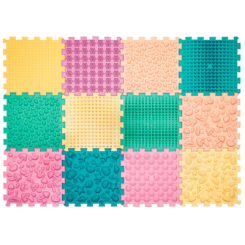Розвивальні килимки - Масажний килимок Ortek Мікс Пазли 12 елементів пастель (2000000128092) Розвивальні килимки - Масажний килимок Ortek Мікс Пазли 12 елементів пастель (2000000128092)