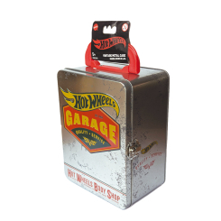 Паркінги і гаражі - Вінтажний контейнер Hot Wheels для 18 машинок сріблястий (HWCC22S) Паркінги і гаражі - Вінтажний контейнер Hot Wheels для 18 машинок сріблястий (HWCC22S)