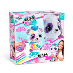 Набори для творчості - Набір для творчості Canal Toys Style 4 Ever Airbrush Plush Панда (OFG257) Набори для творчості - Набір для творчості Canal Toys Style 4 Ever Airbrush Plush Панда (OFG257)