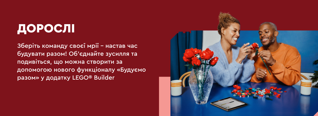 Конструктори LEGO для дорослих