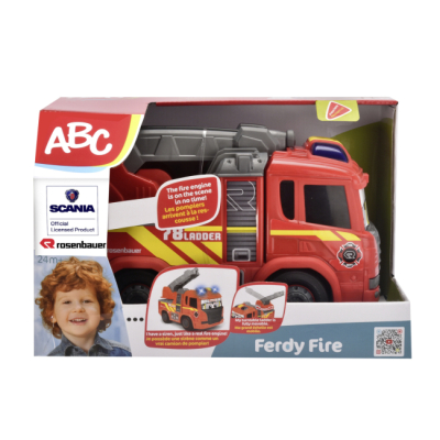 Машинки для малюків - Машинка Dickie toys АВС Пожежна машина Сканія Ферді (4114005)#4