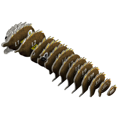 3D-пазли - 3D пазл Eugy Зоопарк Єхидна (XEG-058)#2