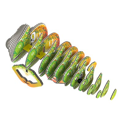 3D-пазли - 3D пазл Eugy Зоопарк Хамелеон (XEG-075)#2