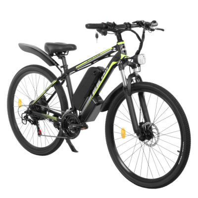 Велосипеди - Електровелосипед 2E EB35 27.5'' зелено-чорний (EB35)#2