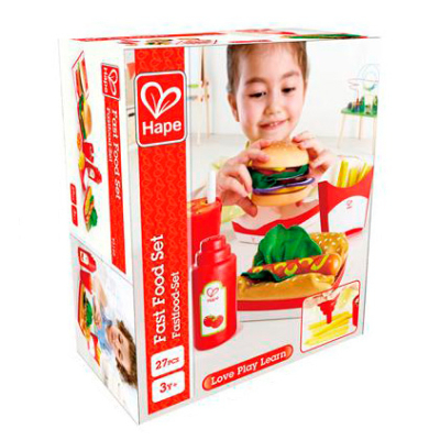 Дитячі кухні та побутова техніка - Ігровий набір Hape Фаст-фуд (E3160)#2