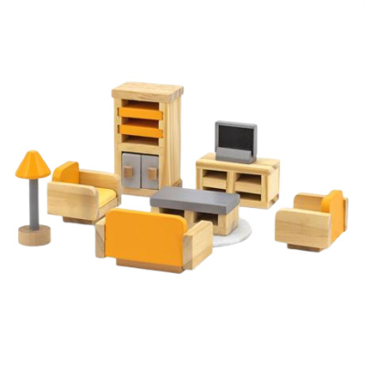 Меблі та будиночки - Ігровий набір PolarB Меблі для ляльок Вітальня (44037)#2