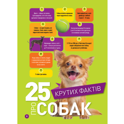 Пізнавальні книги (4-10 років) - Книжка «Гав! 100 цікавих фактів про собак» Елізабет Карні (9786171600447)#3