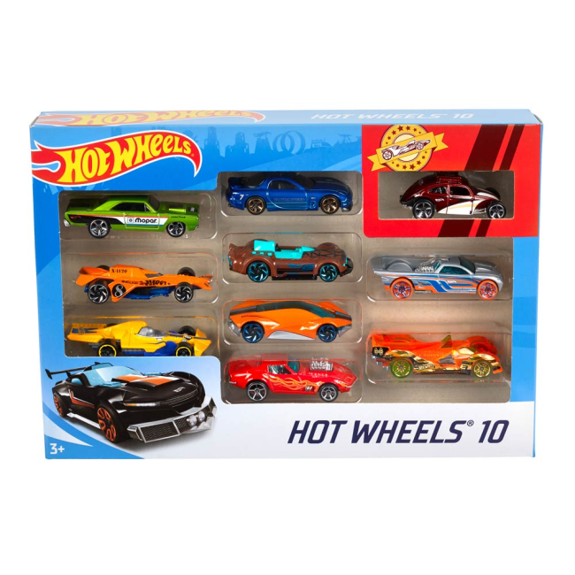 Автомоделі - Набір автомоделей Hot Wheels 10 шт в асортименті (54886)#3
