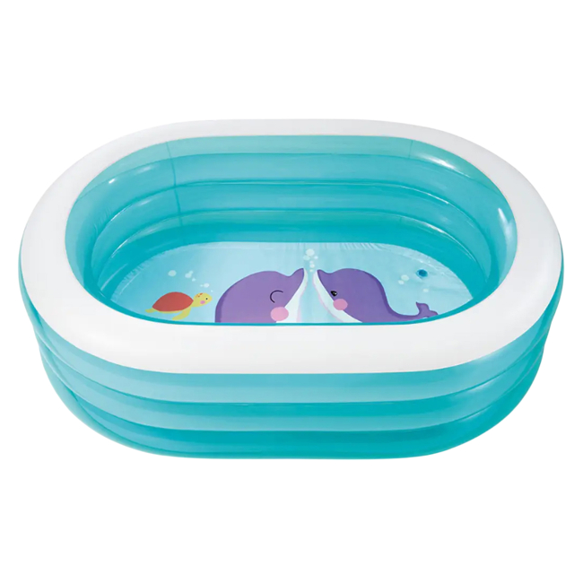 Для пляжу і плавання - Надувний овальний басейн Кит (57482)#2