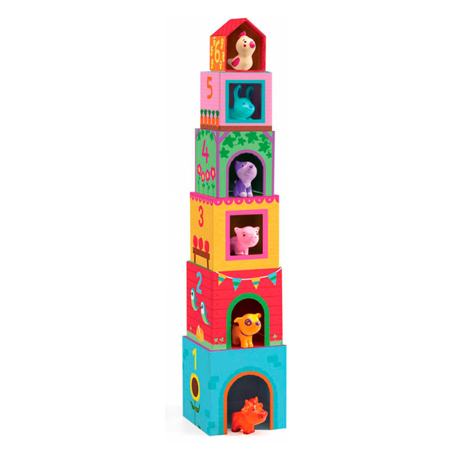 Розвивальні іграшки - Ігровий набір Djeco Топанімо Ферма (DJ09108)#2