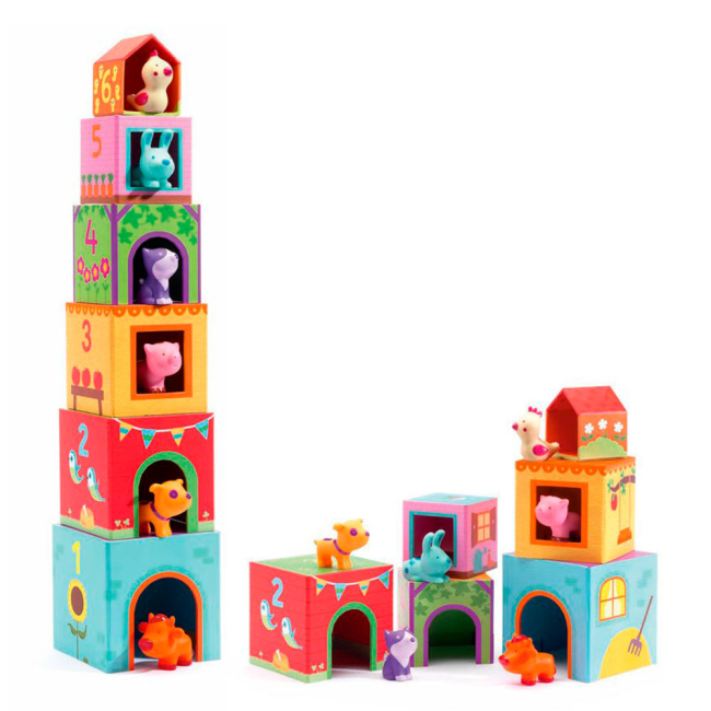 Розвивальні іграшки - Ігровий набір Djeco Топанімо Ферма (DJ09108)#4