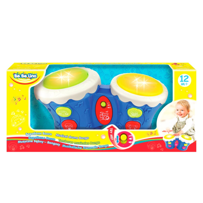 Музичні інструменти - Дитяча іграшка Барабани-бонго BeBeLino (57032)#2