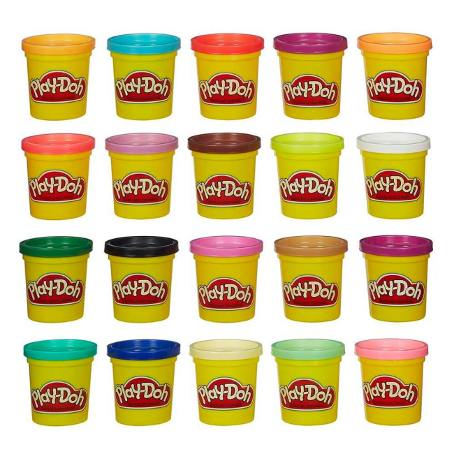 Набори для ліплення - Набір пластиліну Play-Doh 20 баночок (A7924)#2