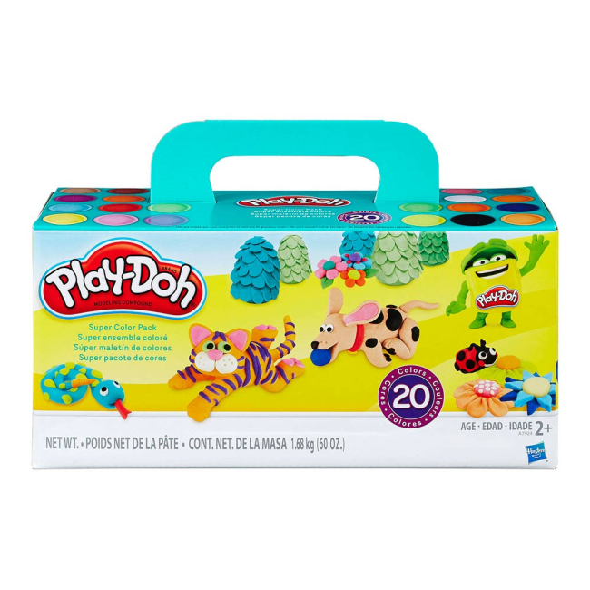 Набори для ліплення - Набір пластиліну Play-Doh 20 баночок (A7924)#4