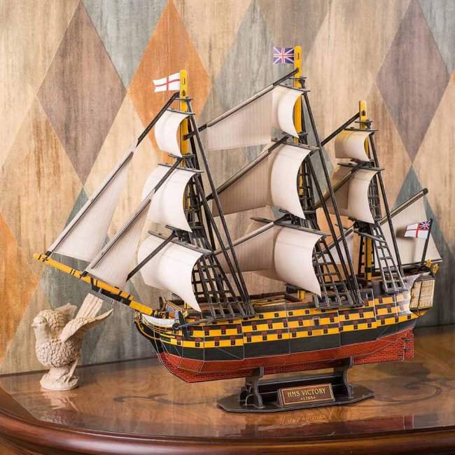 3D-пазли - Тривимірна головоломка-конструктор CubicFun HMS Victory (T4019h)#3