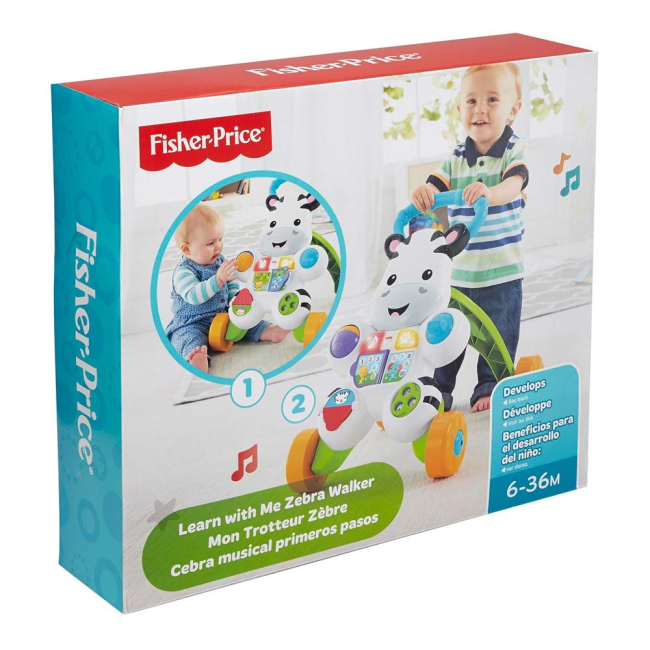 Ходунки - Інтерактивні ходунки Fisher-Price Зебра (DLD80)#4
