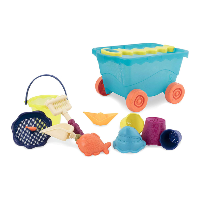 Набори для пісочниці - Набір для гри з піском і водою Battat Візок море (BX1596Z)#2