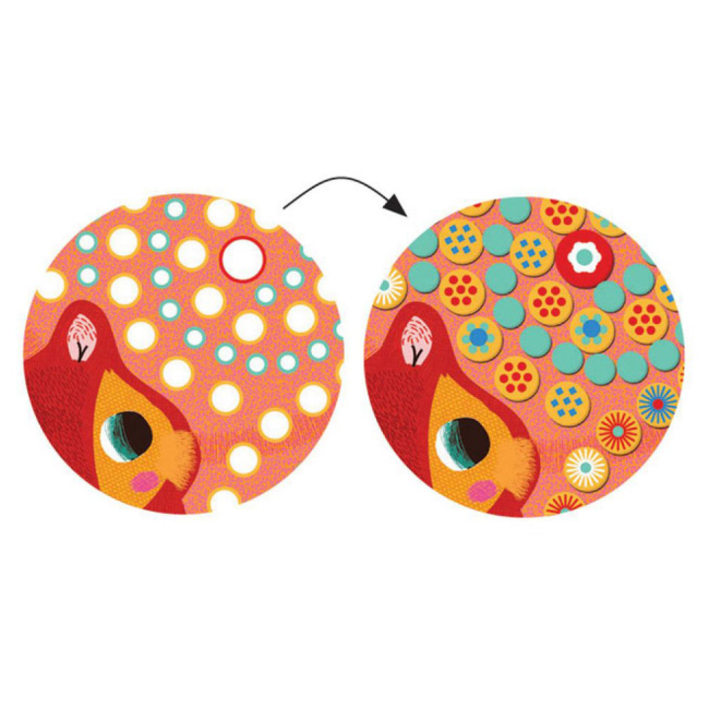 Мозаїка - Набір мозаїки DJECO Білочка (DJ08897)#4