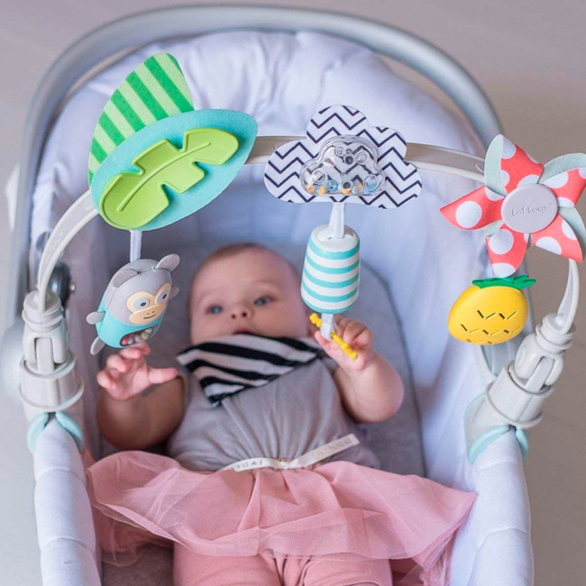 Підвіски, мобілі - Гнучка дуга для коляски Тропічний оркестр Taf Toys (12135)#2