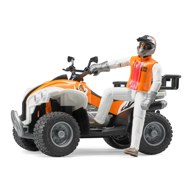 Автомоделі - Автомодель іграшкова квадроцикл і фігурка водія Bruder (63000)#2